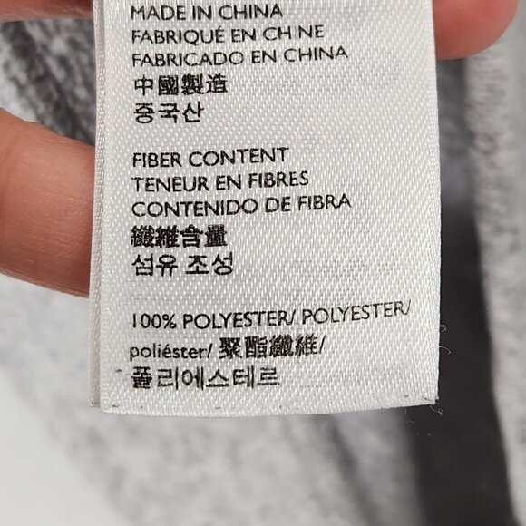 Eddie Bauer Sweater Mens Medium Gray Radiator Fleece Mock Neck Snap Pullover - Picture 8 of 11